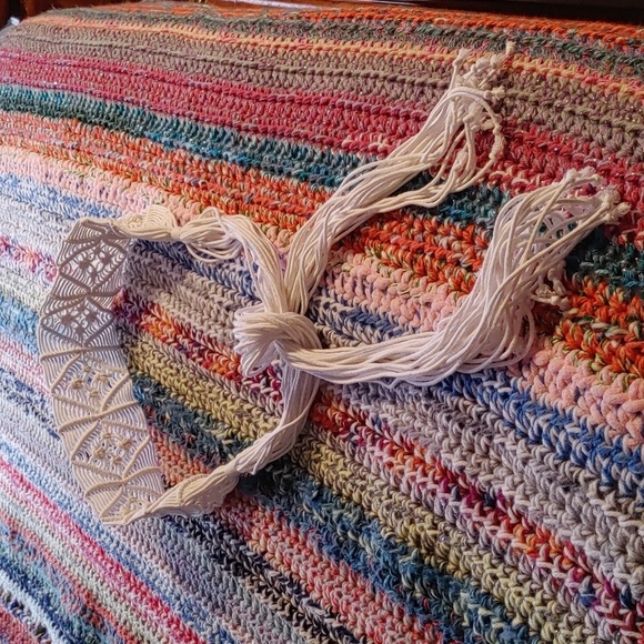 💚Handmade Bohemian Macrame Belt - Picture 2 of 5